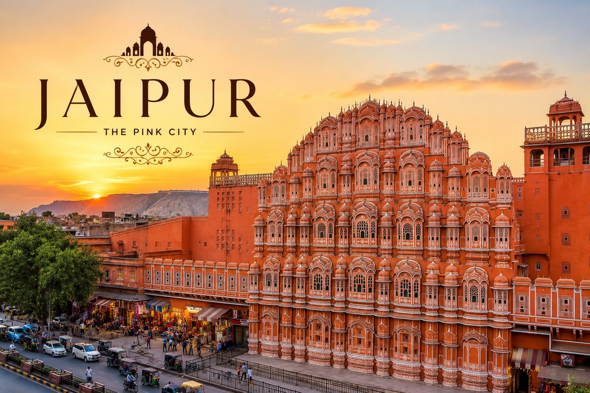 Hawa Mahal, Jaipur — The Pink City